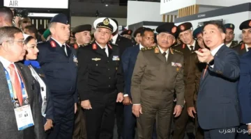 1764757881 وزير الدفاع ورئيس الأركان يتقابلوا مع قادة الوفود العسكرية في