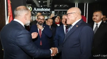 1764841423 رئيس الهيئة العربية للتصنيع يزور جناح شركة أميستون للصناعات الدفاعية