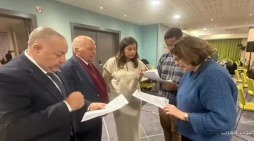 1764845181 الزناتي يقابل الأمين العام لاتحاد التعليم في إنجلترا عشان يبحثوا