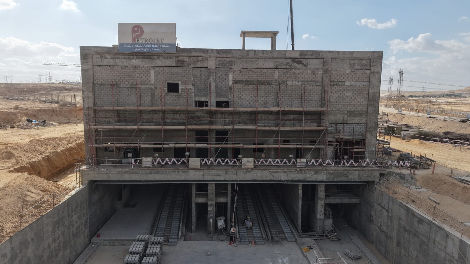 1764907242 115 النقل تنشر صور جديدة للمرحلة الأولى من الخط الرابع لمترو