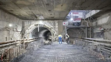 النقل تنشر صور جديدة للمرحلة الأولى من الخط الرابع لمترو الأنفاق 6 1764907244 النقل تنشر صور جديدة للمرحلة الأولى من الخط الرابع لمترو