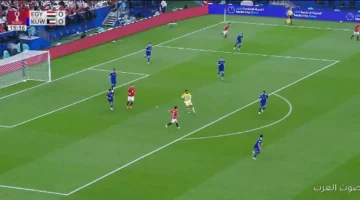 75 دقيقة منتخب مصر متأخر بهدف قدام الكويت في كأس