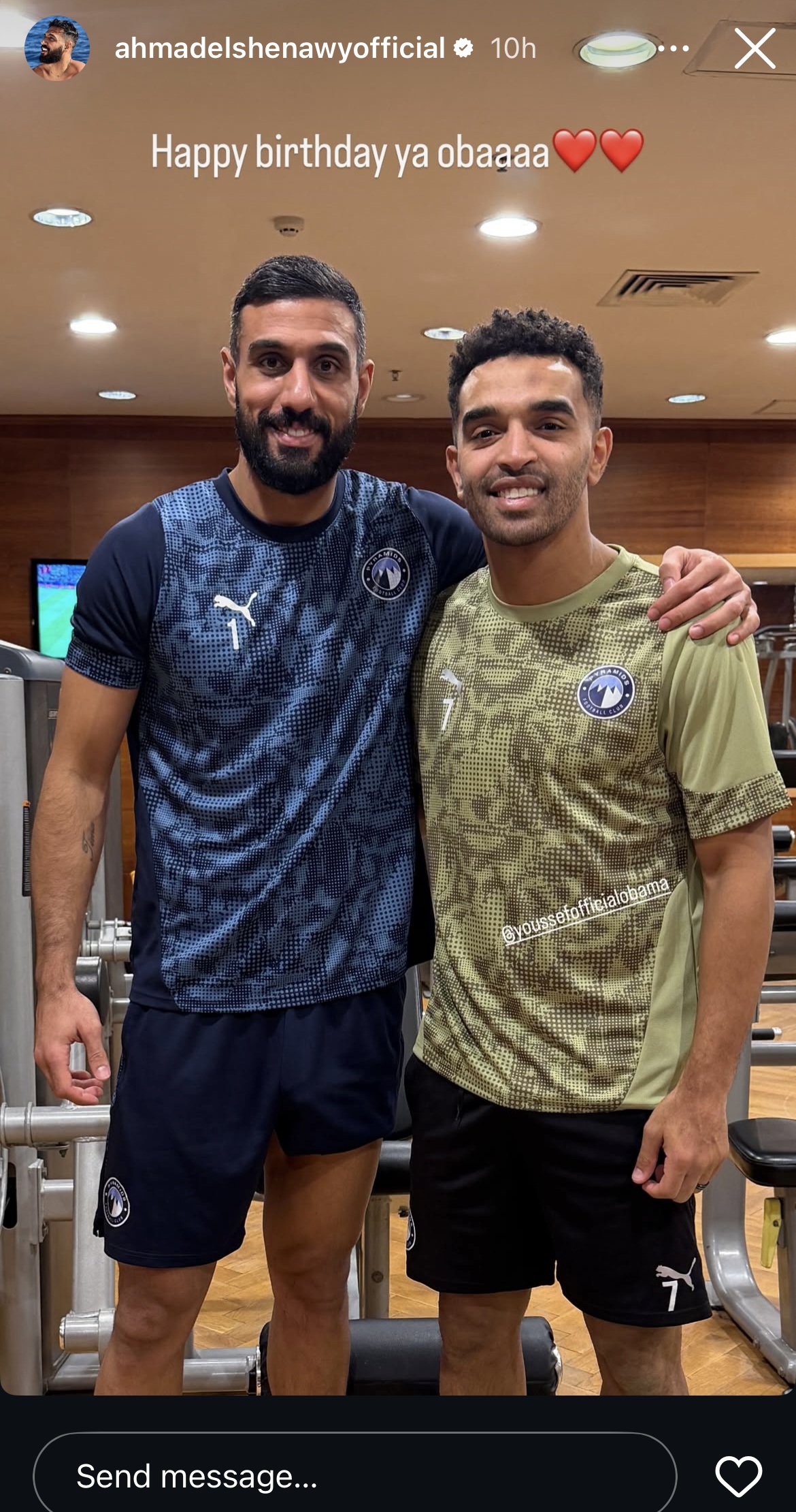 أحمد الشناوي بيوجه تهنئة ليوسف أوباما في عيد ميلاده إيه