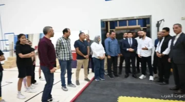 أشرف صبحي ينزل يشوف المدينة الشبابية والرياضية في شرم الشيخ