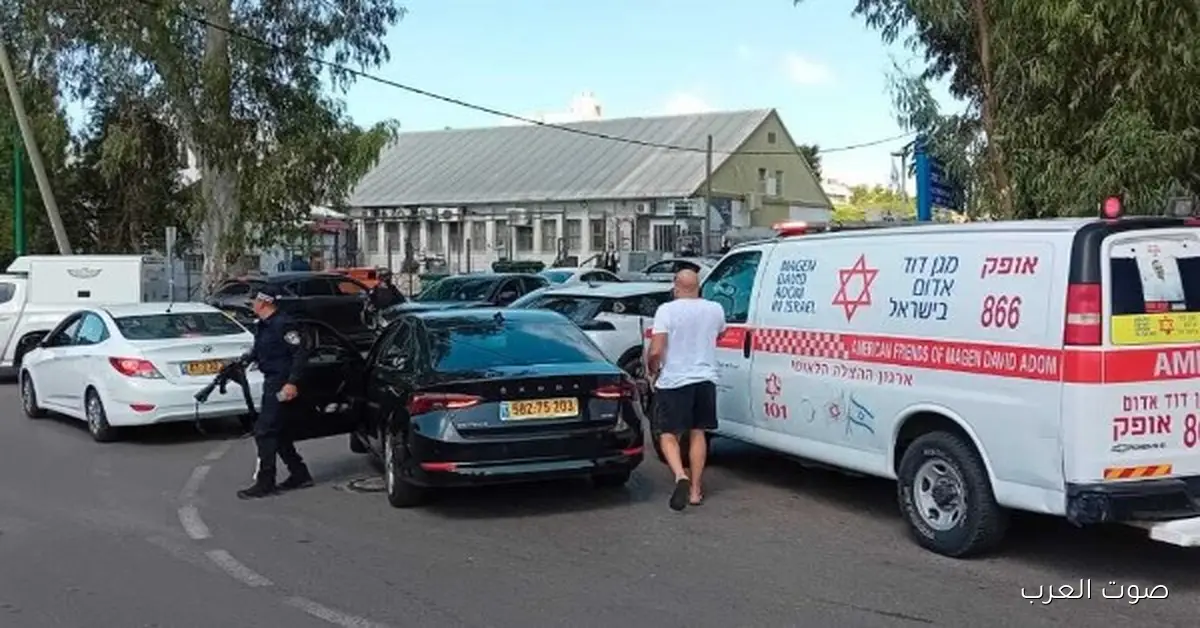 إصابة إسرائيليين في حادث طعن برام الله