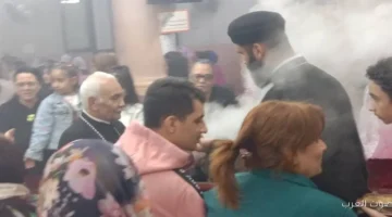 احتفال بذكري استشهاد الشهيد أبو سيفين في كنيسة بالسويس