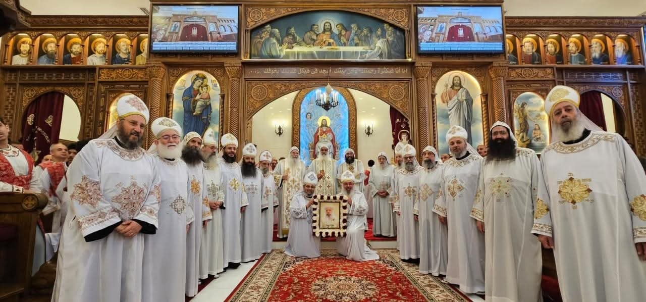 احتفال بمرور عشر سنين على رحيل الأنبا أبراهام مطران الكرسي