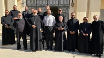 الأنبا توماس يقود صوم الميلاد للكهنة في الإيبارشيّة