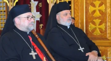 الأنبا مرقس يحتفل بيوم الخادم الأمين في الإيبارشية