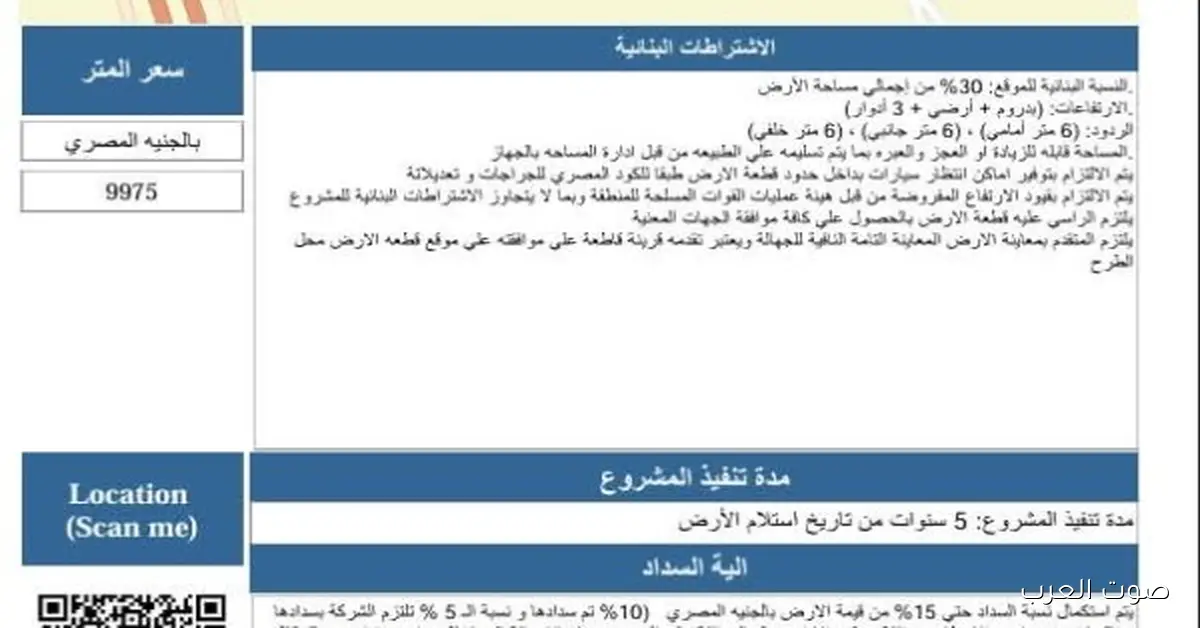 الإسكان تعلن عن توسيع طرح الأراضي الاستثمارية في المدن الجديدة لدعم التنمية العمرانية