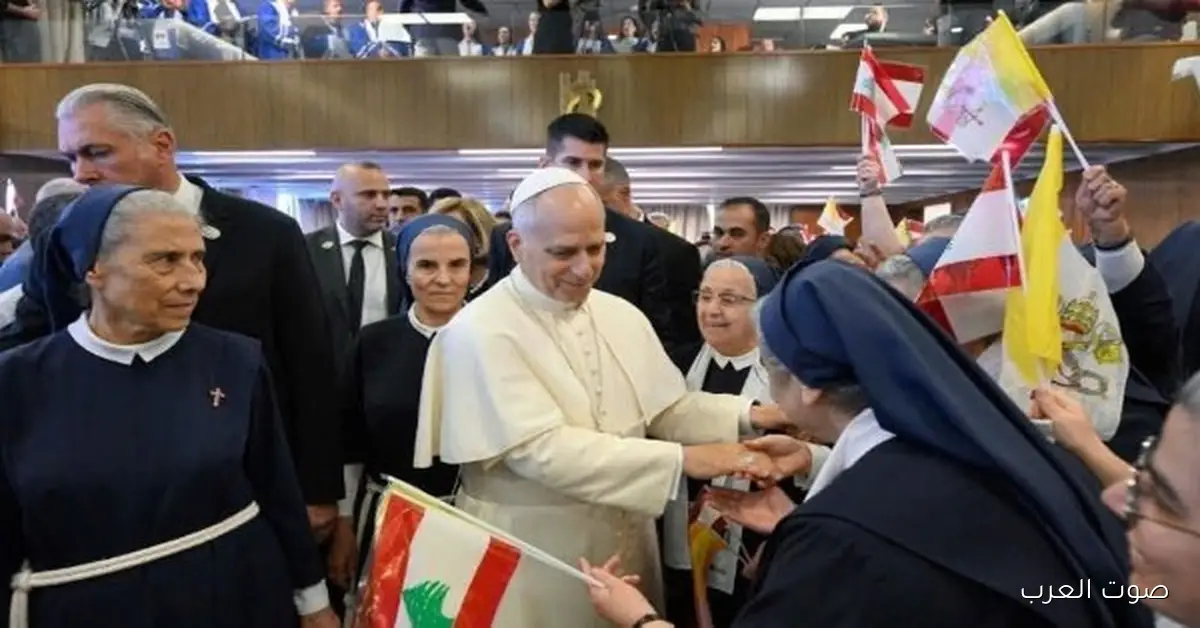 البابا لاون من مستشفى الصليب: البيت ده ساكنه المسيح ومرضاه في قلب الله