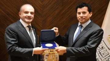 الحسيني يشكر الدولة على دعم رياضة السلاح ويدعو صبحي يحضر