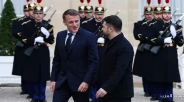 الرئيس الأوكراني بيزور فرنسا علشان ينهوا الحرب
