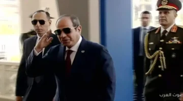 الرئيس السيسي وصل لمكان افتتاح معرض إيديكس 2025