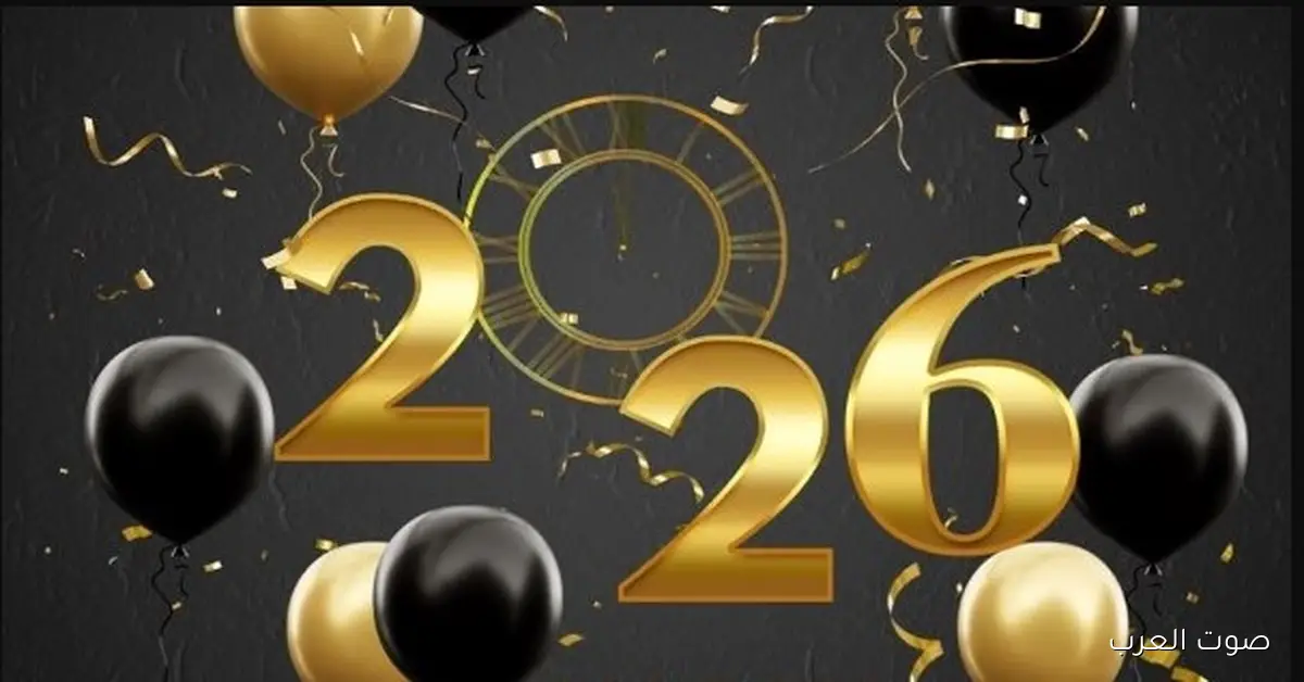 عَيـــد علي حبايبك .. رسائل تهنئة رأس السنة الميلادية الجديدة 2026 أرسلها الآن قبل أي حد
