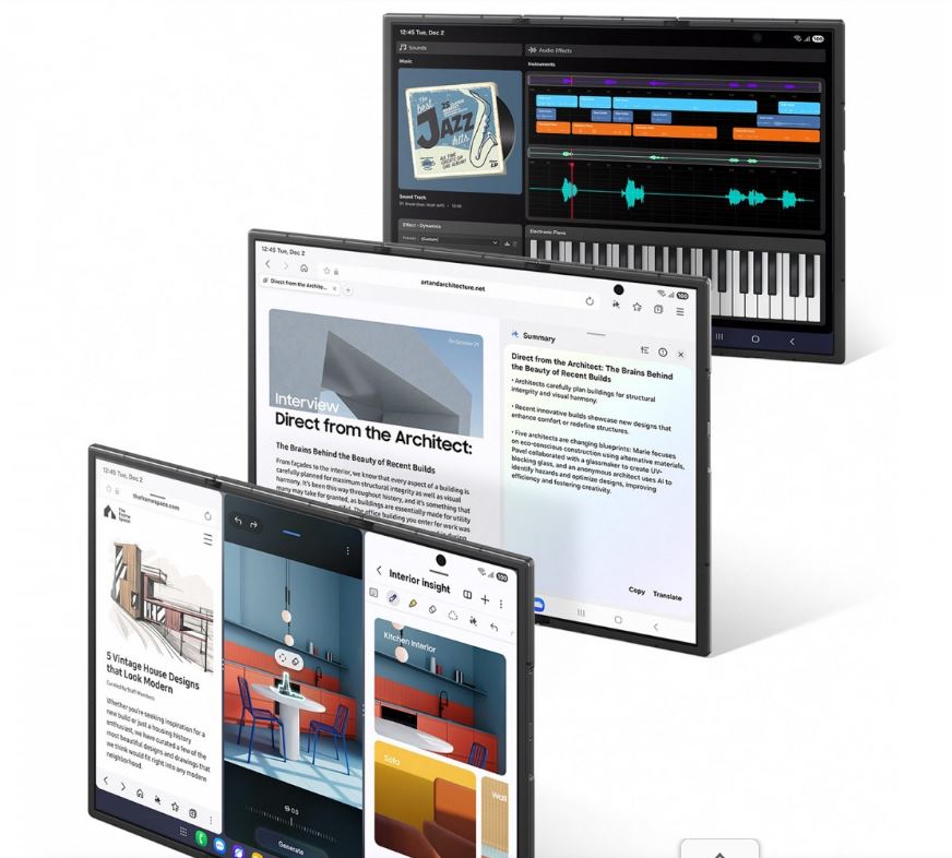 المنافسة بتزيد سامسونج تفاجئنا بـGalaxy Z Tri Fold أول موبايل