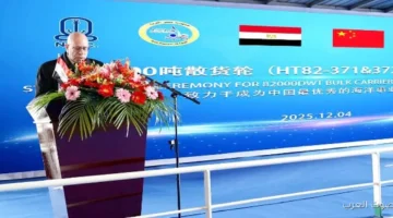 النقل تحتفل ببدء بناء سفينتين جديدتين في ترسانة هانتونج بالصين