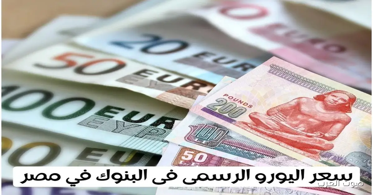 أرتفاع 17 قرش: سعر اليورو اليوم الثلاثاء 2 ديسمــبر 2025 في البنوك المصرية 2 أرتفاع 17 قرش: سعر اليورو اليوم الثلاثاء 2 ديسمــبر 2025 في البنوك المصرية