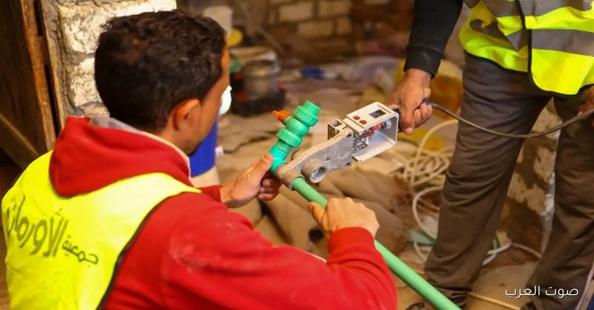 بدء حملة صيانة لشبكات المياه والصرف الصحي في مشروع روضة أكتوبر 104 عمارة بحدائق أكتوبر