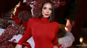 بسنت شوقي بتخطف الأنظار بفستان أحمر أنيق