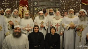 بمشاركة مجموعة من الأساقفة سيامة راهبين في دير العذراء مريم