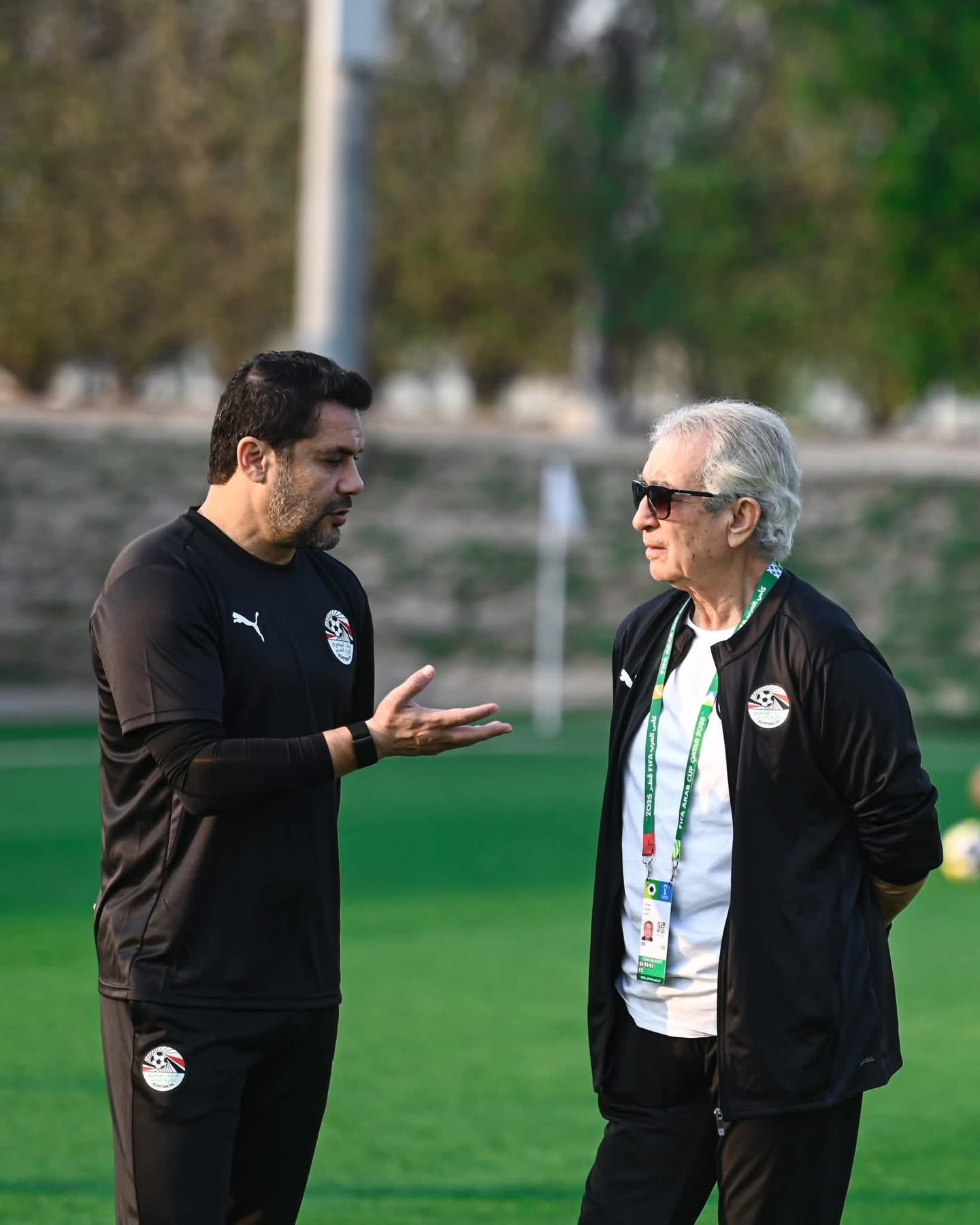 تدريبات منتخب مصر قبل مواجهة الإمارات في كأس العرب تابعوا