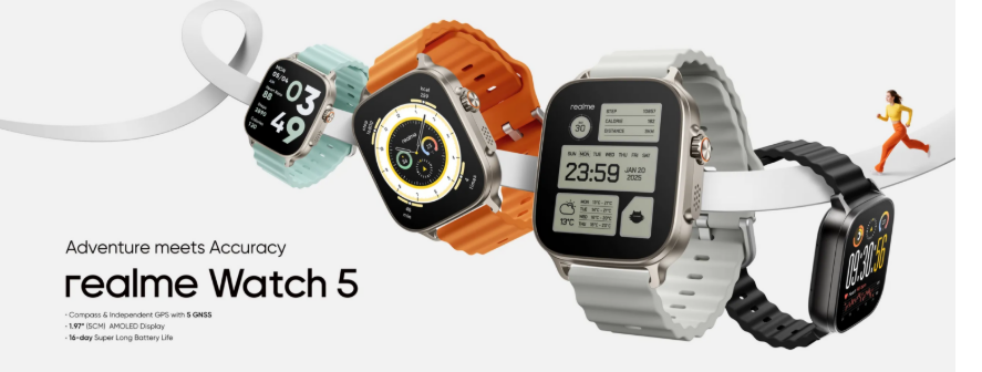 تسريبات تكشف عن مواصفات وسعر ساعة ريلمي Watch 5