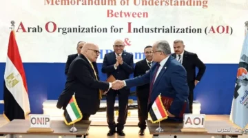 تعاون مصري إماراتي جديد العربية للتصنيع توقع اتفاقية مع شركة