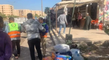 جهاز حدائق أكتوبر يواصل حملاته لرفع الإشغالات وضبط الباعة الجائلين