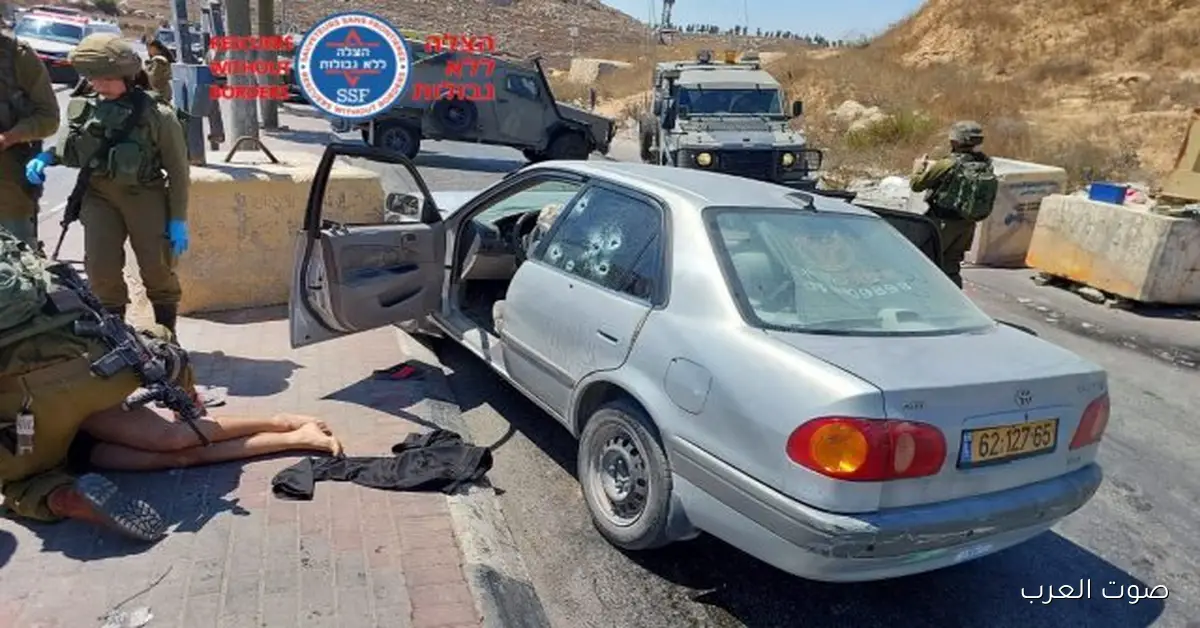 حادث دهس يسبب عاصفة من الذعر قرب مستوطنة كريات أربع والسيارة تهرب للخليل