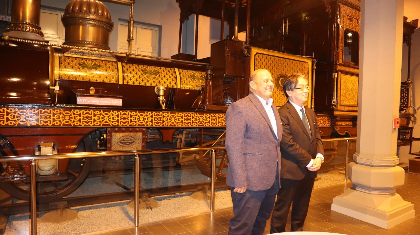 رئيس هيئة السكة الحديد يتناقش مع اليابان علشان يطوروا الصناعة