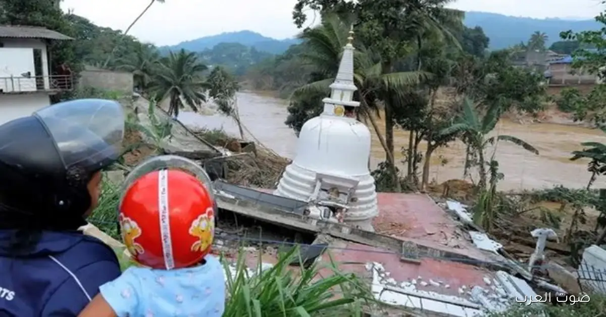 زيادة عدد ضحايا الفيضانات في سريلانكا لـ 410 أشخاص