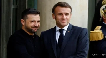 زيلينسكي وماكرون في باريس لازم تنتهي الحرب بسرعة
