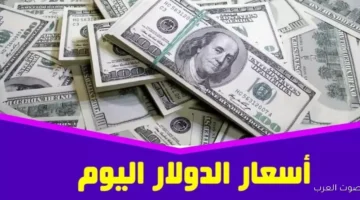 سعر الدولار اليوم 1 1