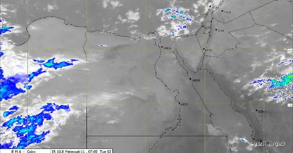 صباح بارد وأمطار لسه مستمرة في المناطق دي