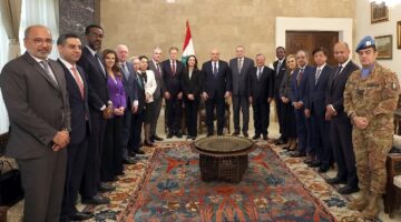 عون لبنان متعاون مع اليونيفيل في كل المجالات