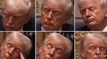 فيديو ترامب وهو نايم في اجتماع حكومي يسبب ضجة