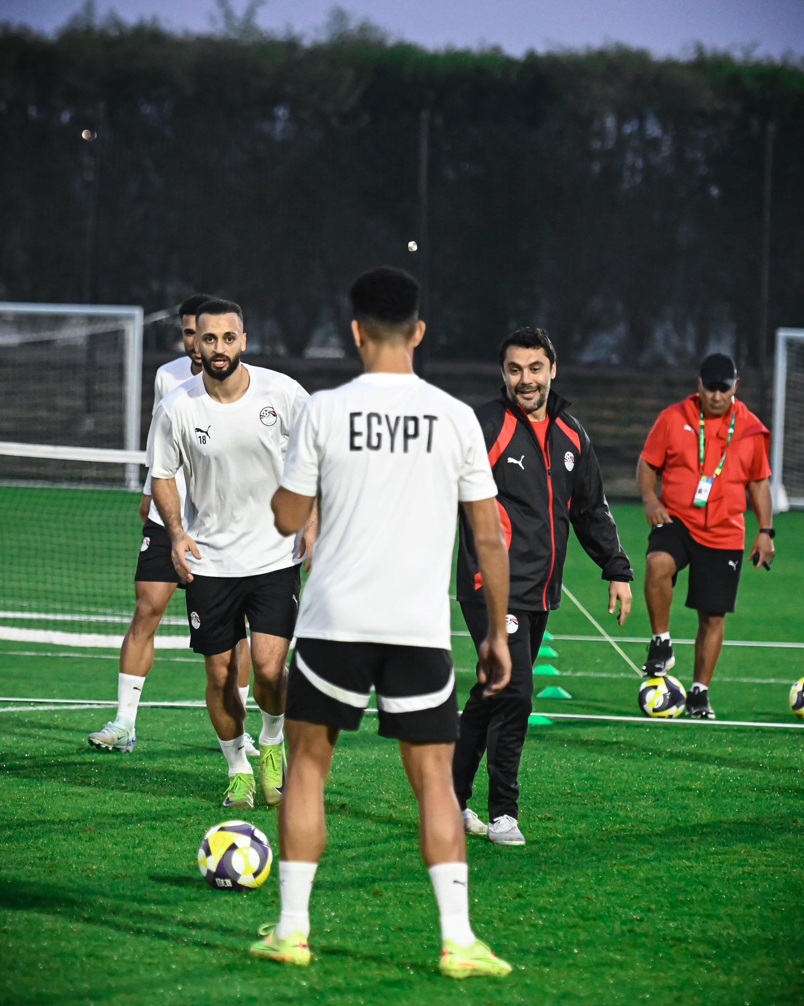 مران منتخب مصر الثاني