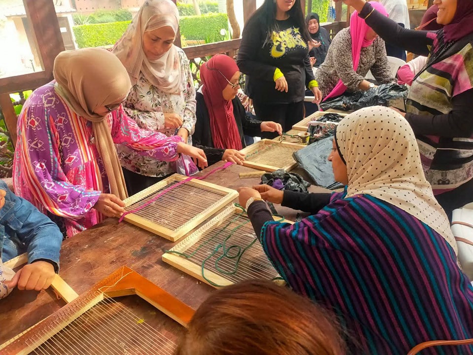 متحف جاير أندرسون يعمل ورشة لتعليم النسيج وإعادة تدوير الكليم