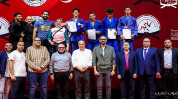 مشروع البطل الأولمبي يسيطر على بطولتي الجمهورية للجودو بـ17 ميدالية