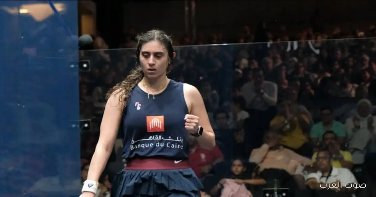 نور الشربيني توصلت لربع النهائي في بطولة هونج كونج للاسكواش