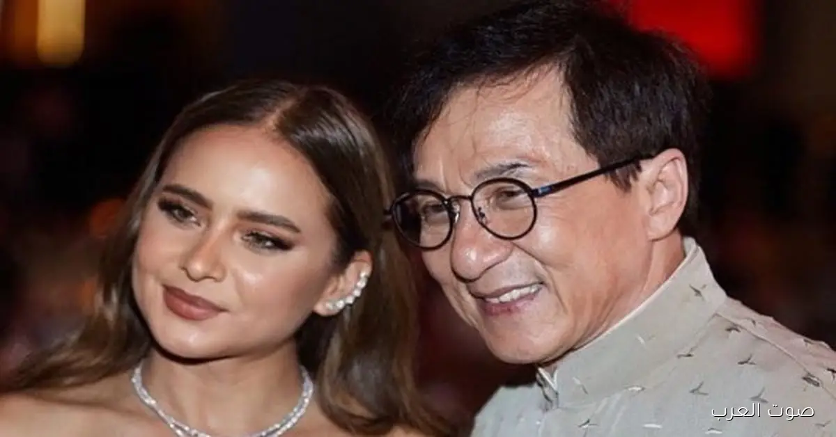 نيللي كريم مع جاكي شان في أحدث ظهور ليها