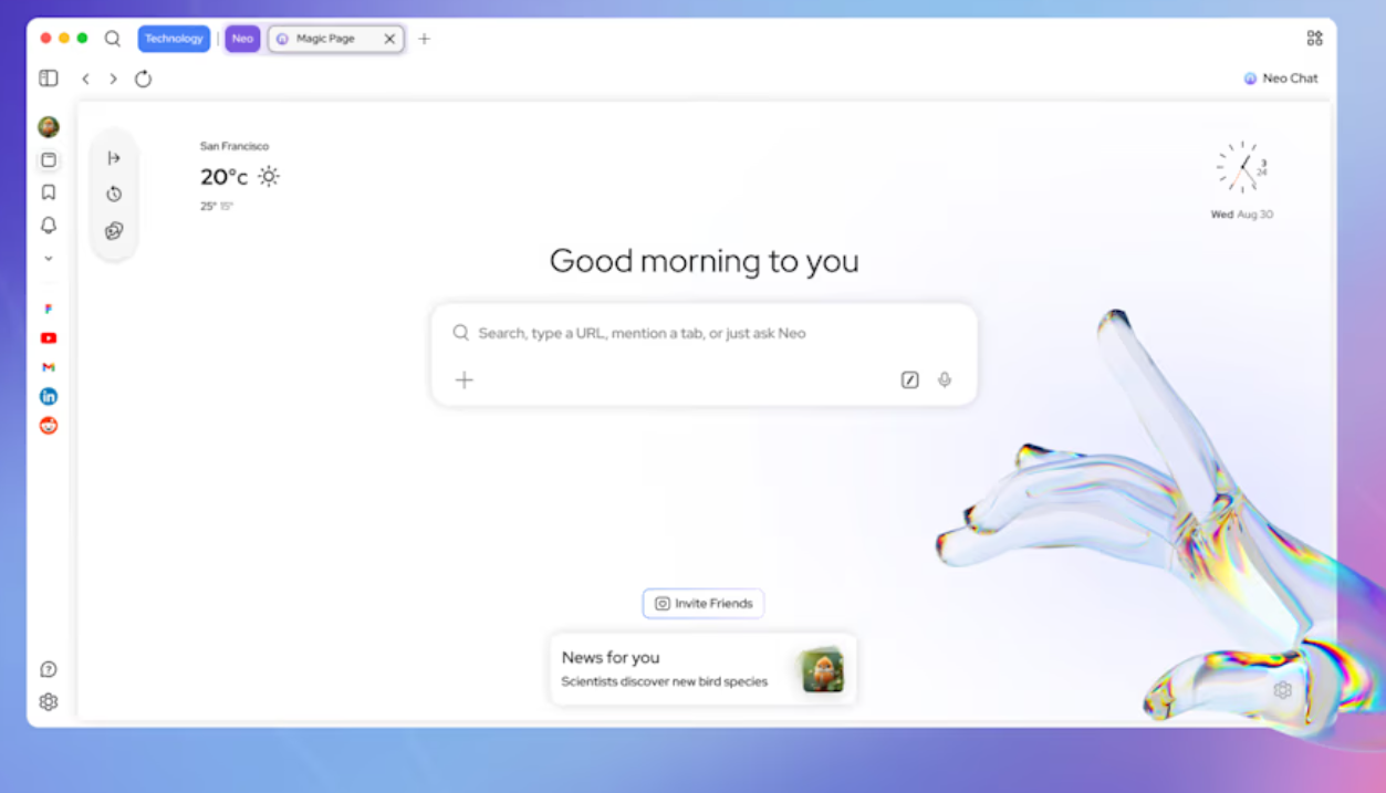 نيو بيغير اللعبة نورتون تكشف عن المتصفح الأذكى والأكثر أمانًا