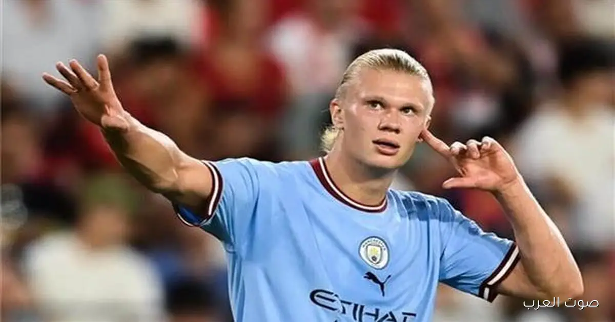 هالاند يسجل هدفه المية في البريميرليج ويدخل التاريخ