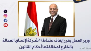 وقف 11 شركة لنقل العمالة للخارج جبران مش هنتهاون مع