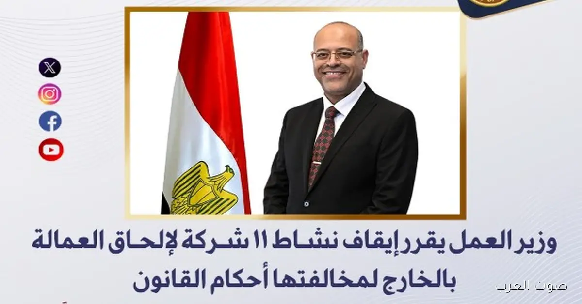 وقف 11 شركة لنقل العمالة للخارج.. جبران: مش هنتهاون مع الكيانات المخالفة