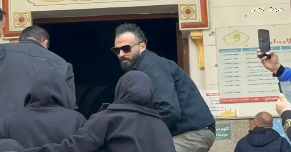 جنازة شقيقة إبراهيم سعيد من مسجد الإيمان بمكرم عبيد وسط حضور كبير وصور مؤثرة