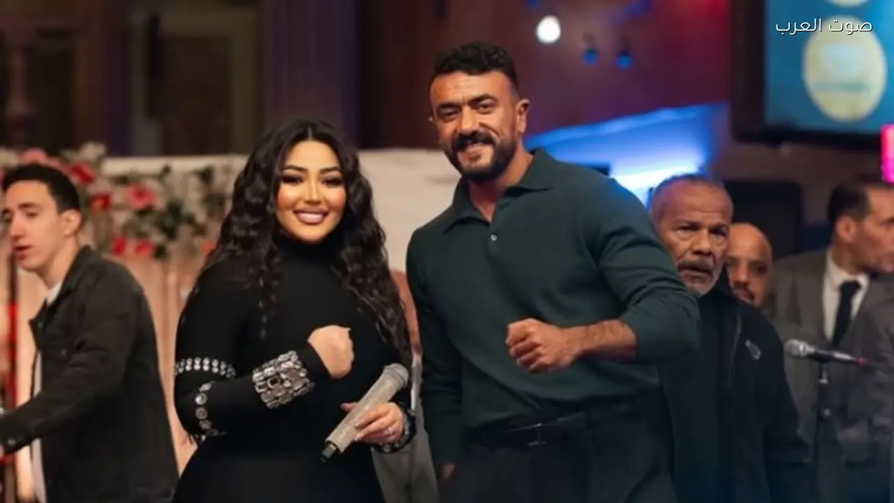 أحمد العوضي يشارك صوراً مع رحمة محسن من كواليس “علي كلاي”