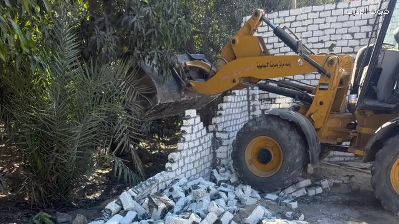 إزالة 1000 حالة تعد على الأراضي الزراعية في أسبوع واحد