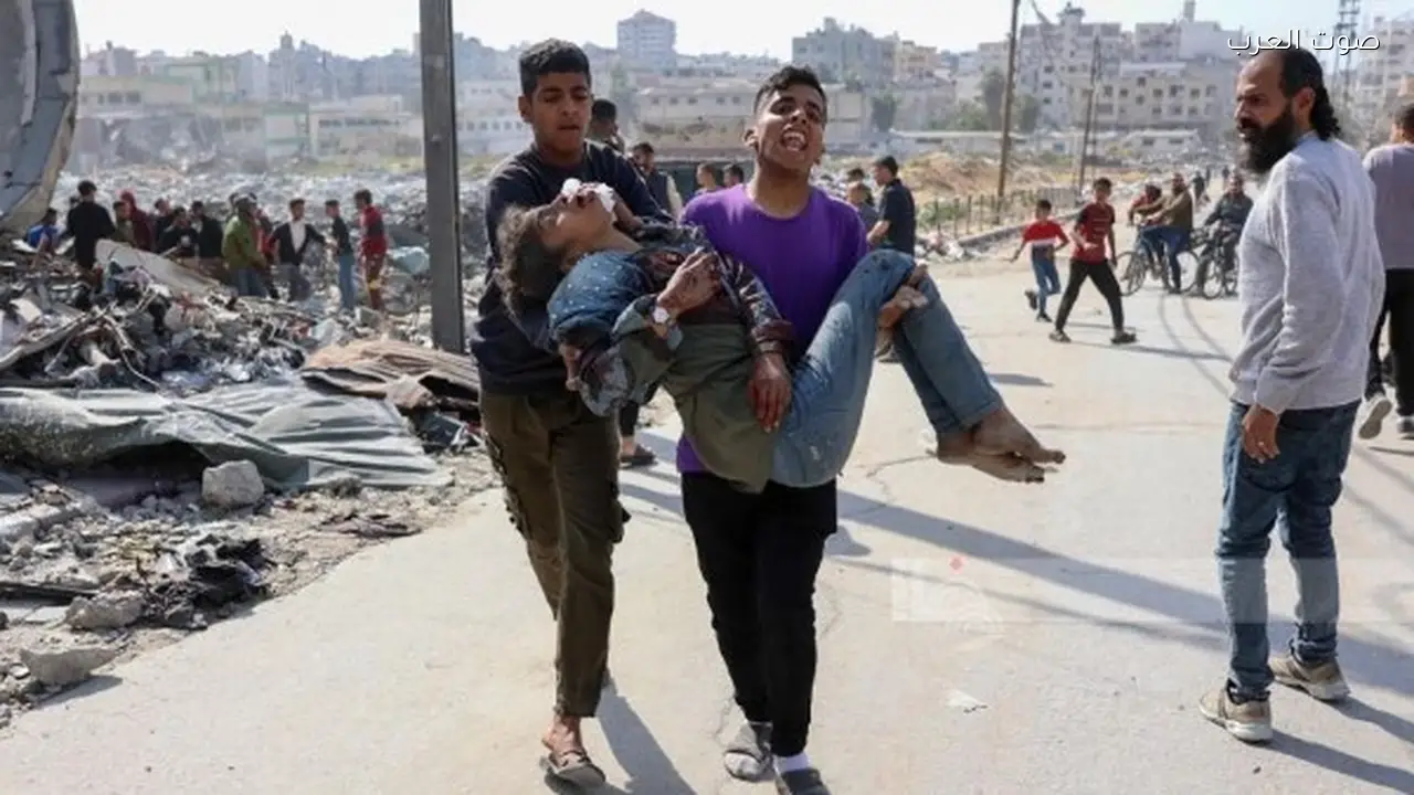 إصابات في غارة إسرائيلية على مركز شرطة الشيخ رضوان بغزة